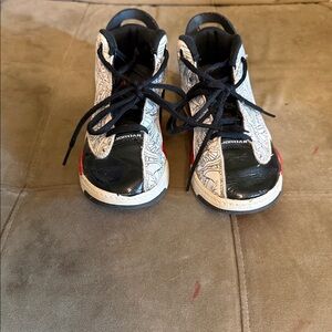 Jordan Kids Sneakers - Black, White, and Red